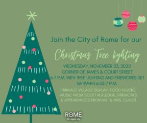 Christmas Tree Lighting @ Veteran's Park | Rome | New York | United States