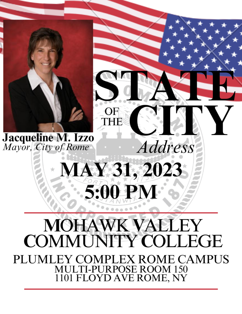 State of the City Address @ Mohawk Valley Community College - Rome Campus: PC150 | Rome | New York | United States