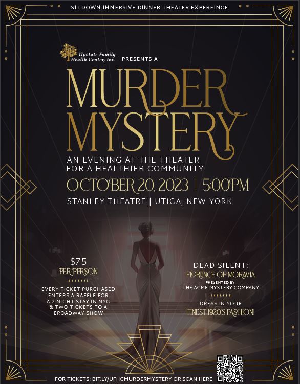 Murder Mystery - Presented by Upstate Family Health Center, Inc. @ Stanley Theatre | Utica | New York | United States