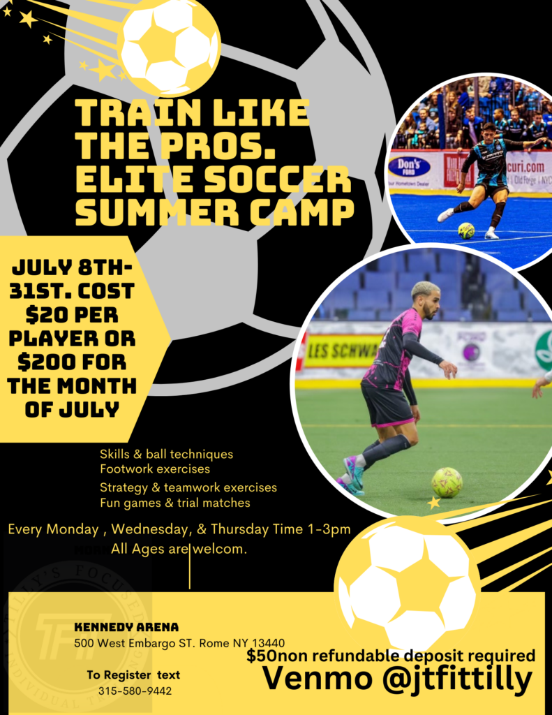 Train Like the Pros. Elite Soccer Summer Camp @ Kennedy Arena