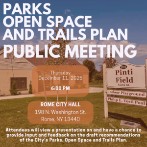 Parks, Open Space & Trails - Public Meeting #2 @ City Hall