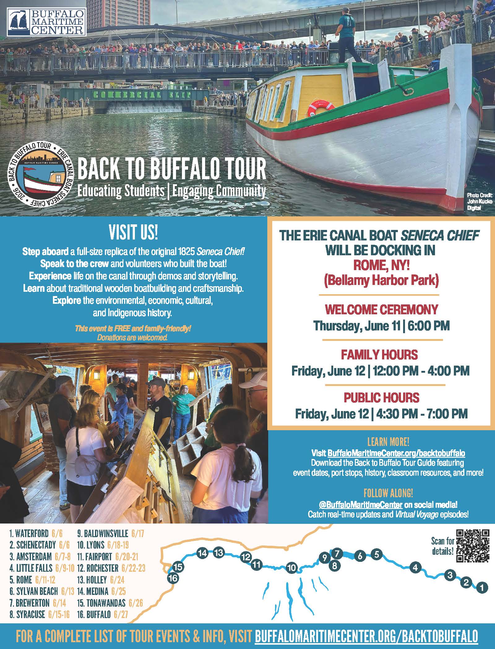Seneca Chief: Return to Rome @ Bellamy Harbor Park